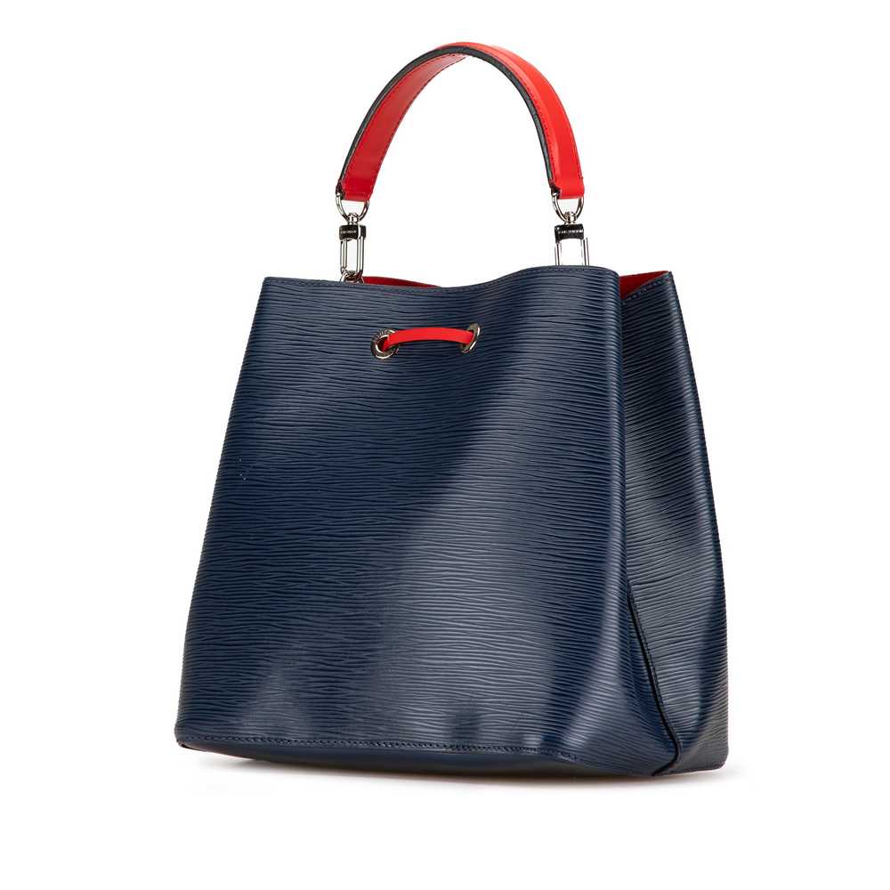 Blue Louis Vuitton Epi NeoNoe MM Bucket Bag - image 2