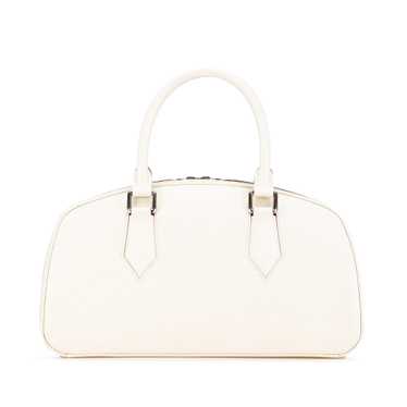 White Louis Vuitton Epi Jasmine Handbag