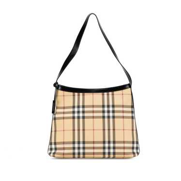 Brown Burberry House Check Canvas Shoulder Bag - image 1