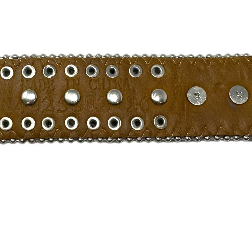 Nocona Brown Calf Hair Leather w/ Crystal Rhinest… - image 8