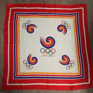 Authentic 1988 Seoul Korea Olympics scarf