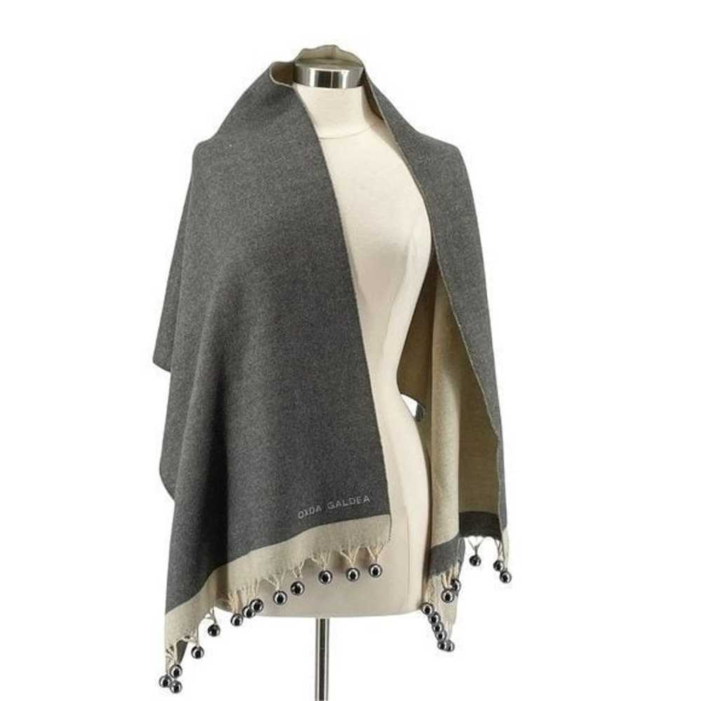 RARE Vintage Oxda Galdea Grey Beige Reversible Wo… - image 1