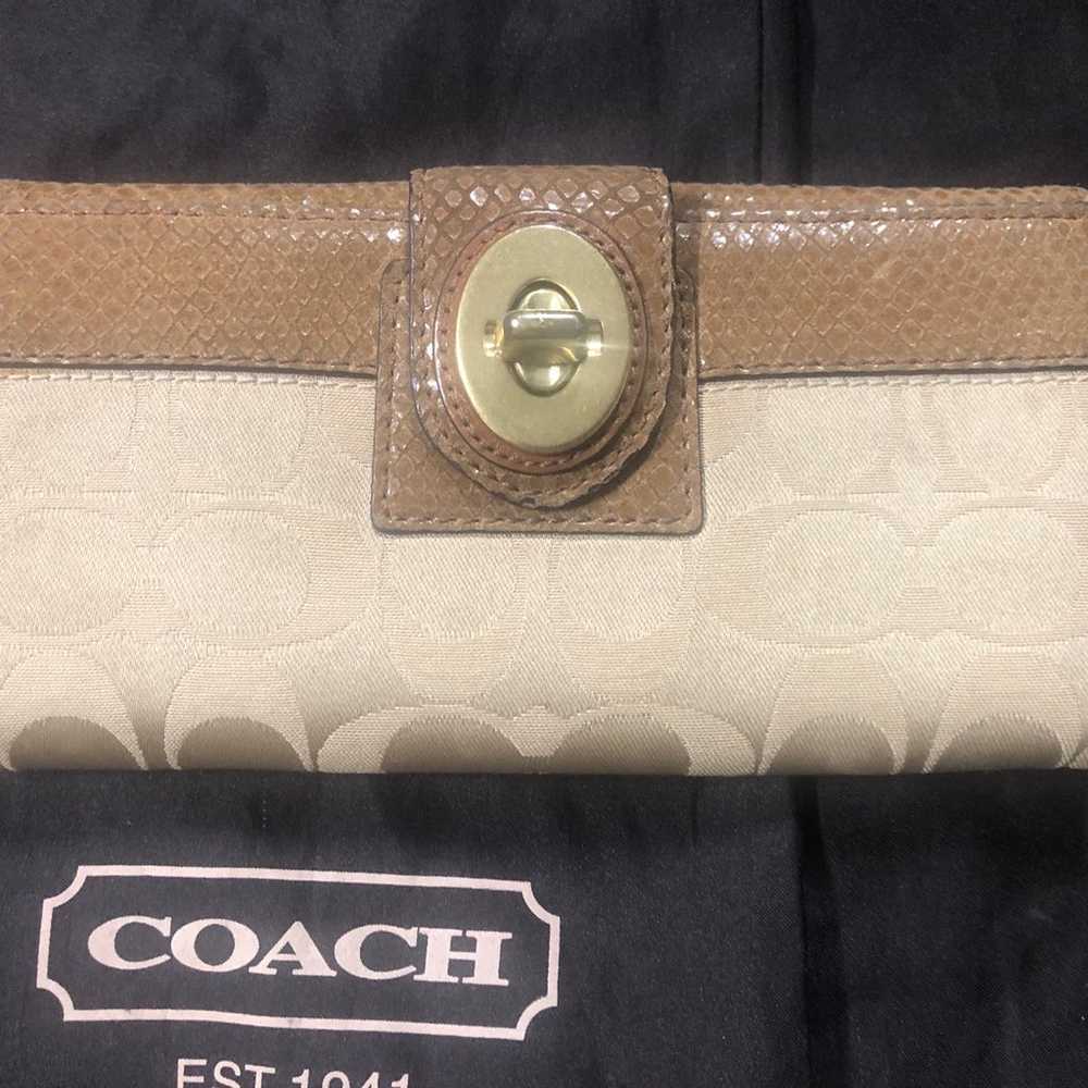 Coach wallet | Brown, Punk and Tan - image 2