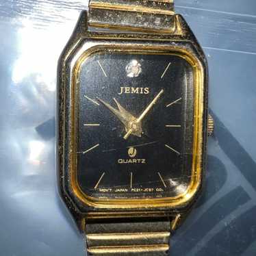 vintage jemis watch with diamond - image 1