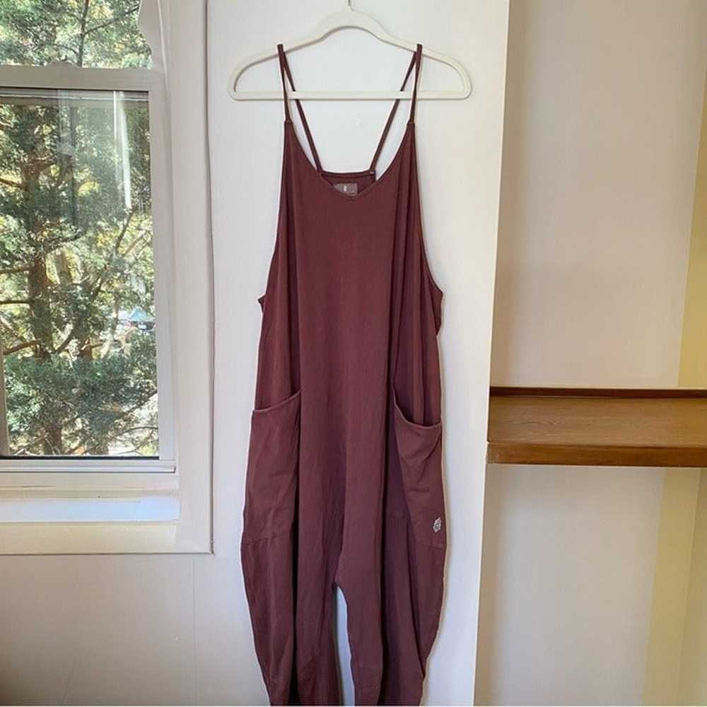 New Free People Movement Hot Shot Onesie in Pomeg… - image 4