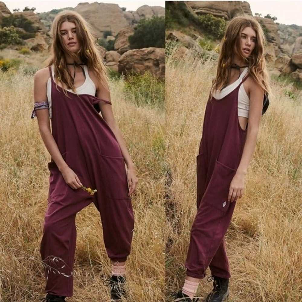 New Free People Movement Hot Shot Onesie in Pomeg… - image 7