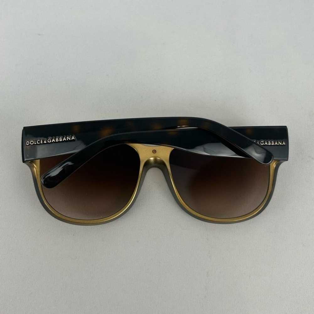 Dolce & Gabbana Classic Black and Gold Sunglasses - image 5