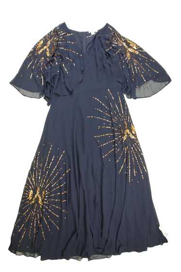 Monsoon Women's dress Size 16 Blue A-Line