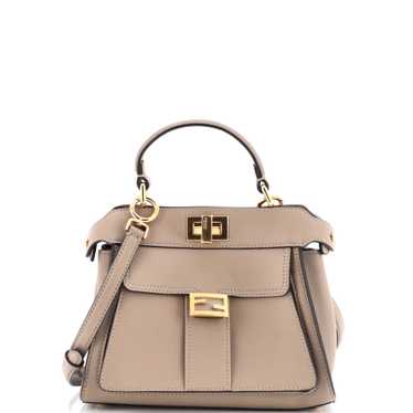 FENDI Front Pocket Peekaboo ISeeU Bag Leather Smal