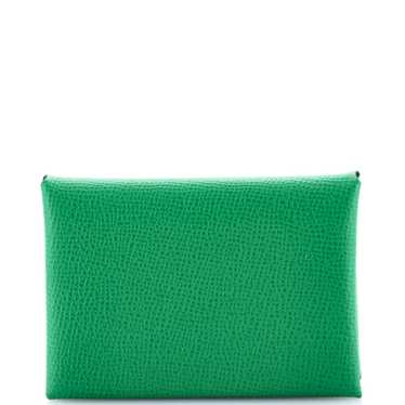 Hermes Calvi Duo Card Holder Epsom