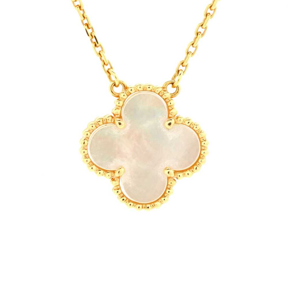 Van Cleef & Arpels Vintage Alhambra Pendant Neckl… - image 1