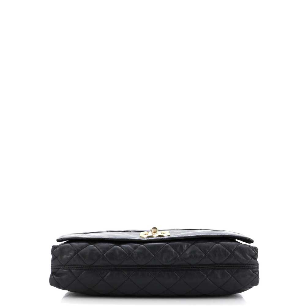 CHANEL Soft Elegance Flap Bag Quilted Distressed … - image 7