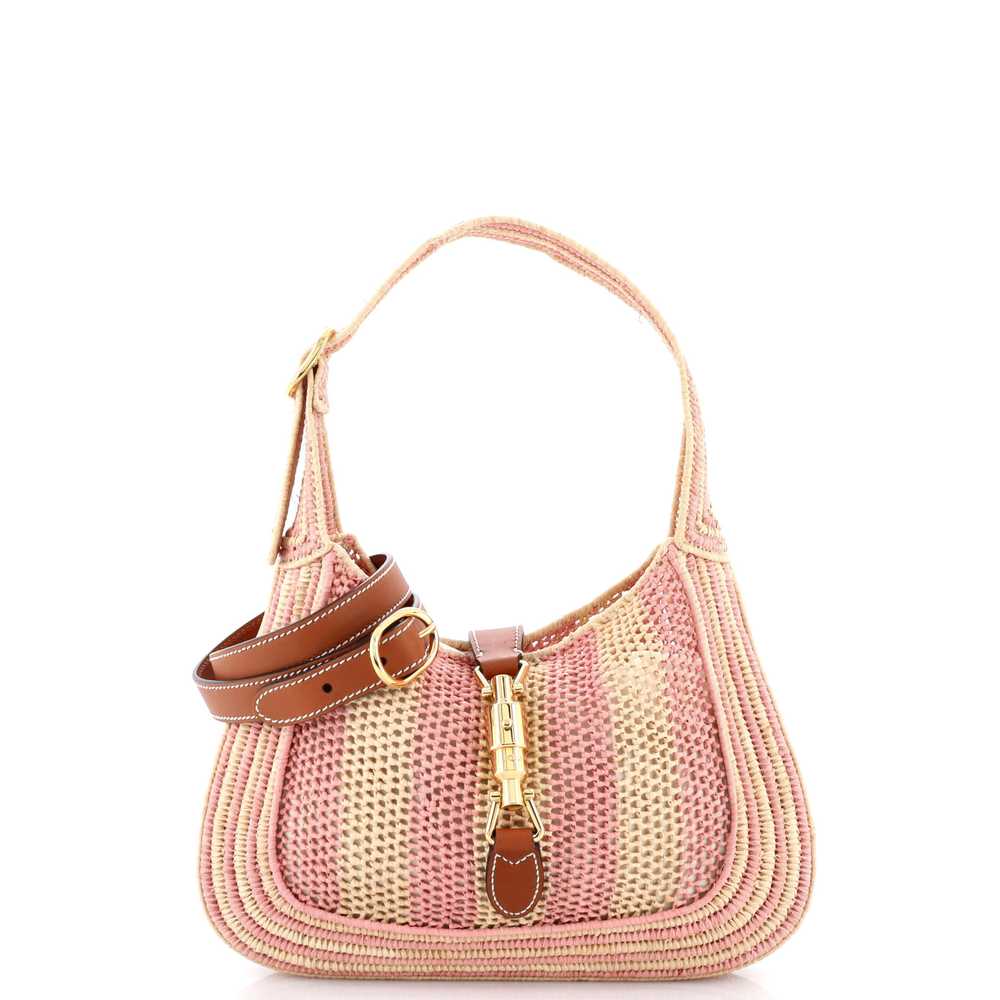 GUCCI Jackie 1961 Hobo Raffia with Leather Small - image 1