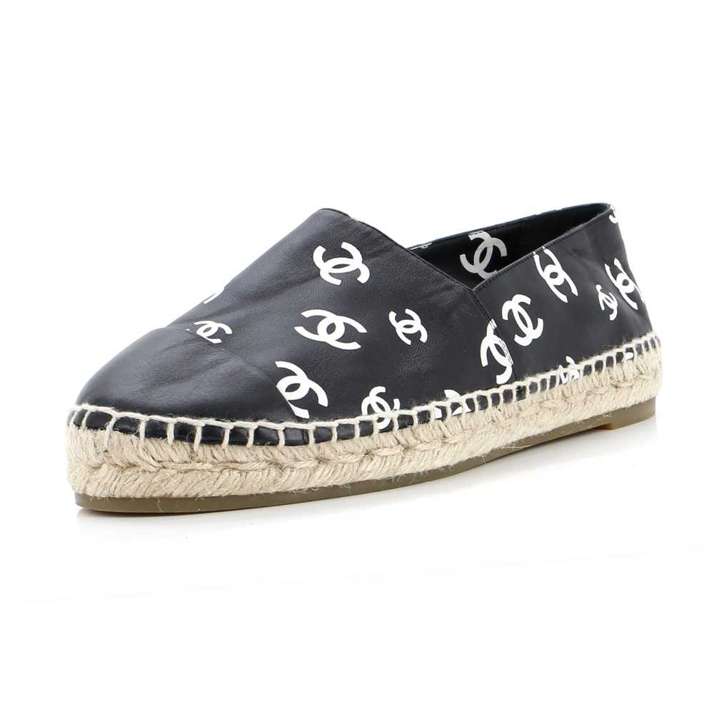 CHANEL Women's All Over CC Cap Toe Espadrilles Pr… - image 1