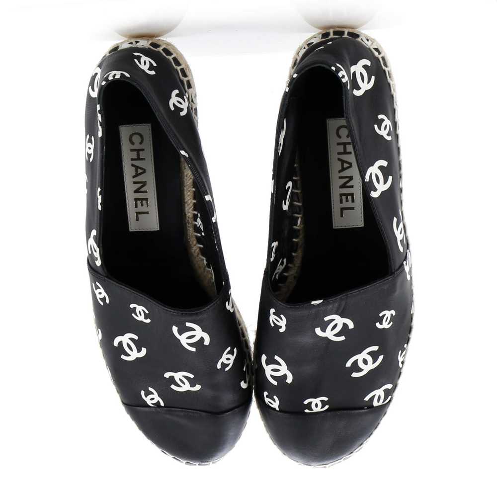 CHANEL Women's All Over CC Cap Toe Espadrilles Pr… - image 2