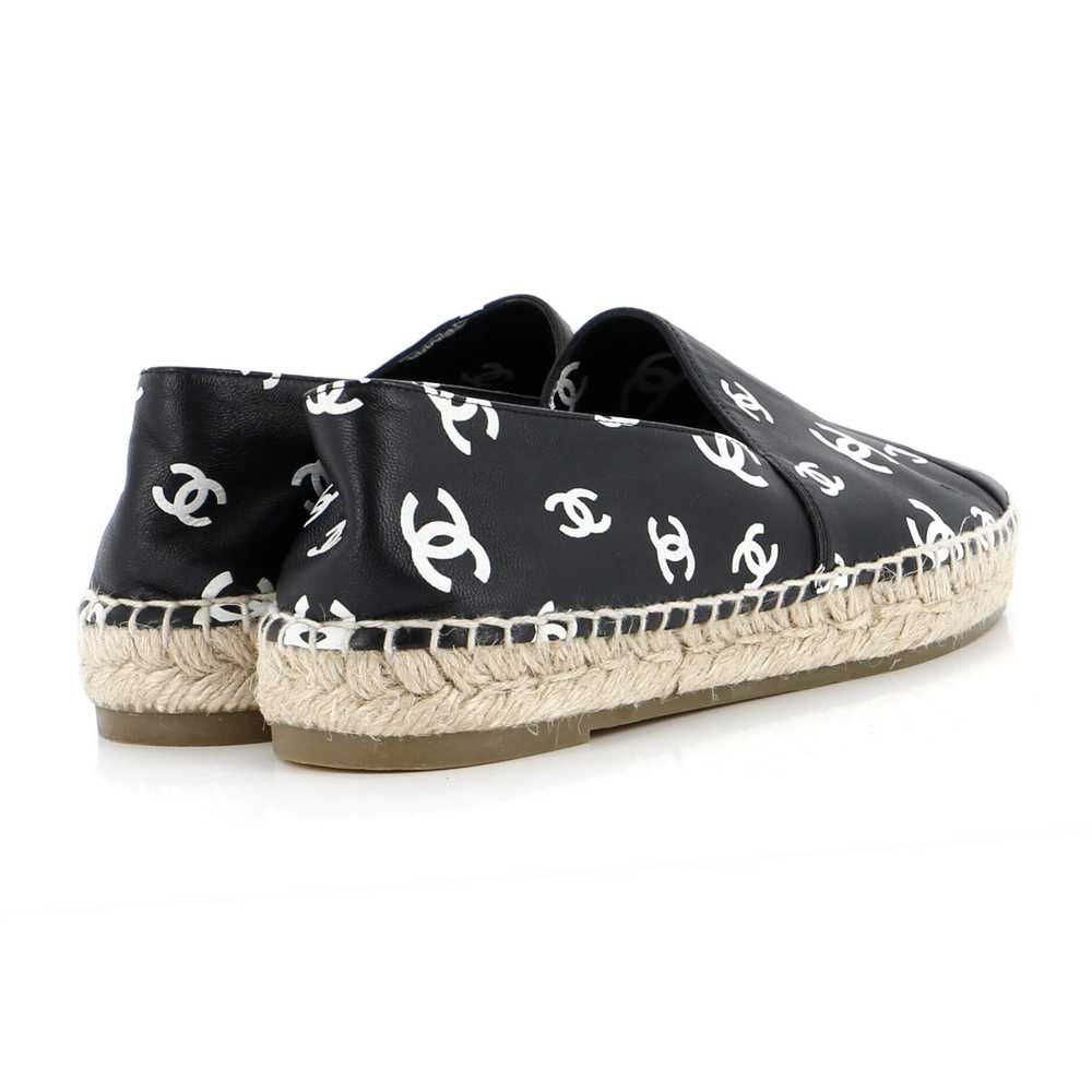 CHANEL Women's All Over CC Cap Toe Espadrilles Pr… - image 3