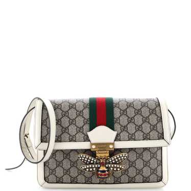 GUCCI Queen Margaret Shoulder Bag GG Coated Canvas