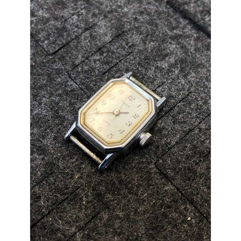 Vintage Timex Analog Watch Silver Tone - Not Test… - image 5