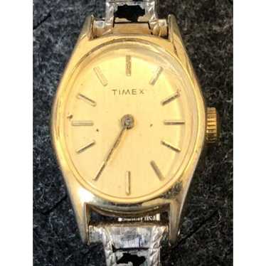 Vintage Timex Analog Watch Gold Tone - Not Tested - image 1