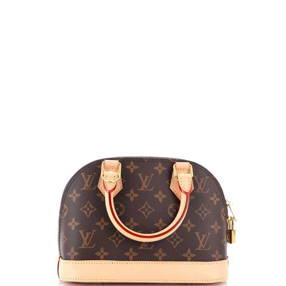 Louis Vuitton Alma Handbag Monogram Canvas BB - image 3