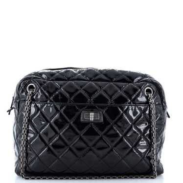 CHANEL Reissue Camera Bag Quilted Patent Large