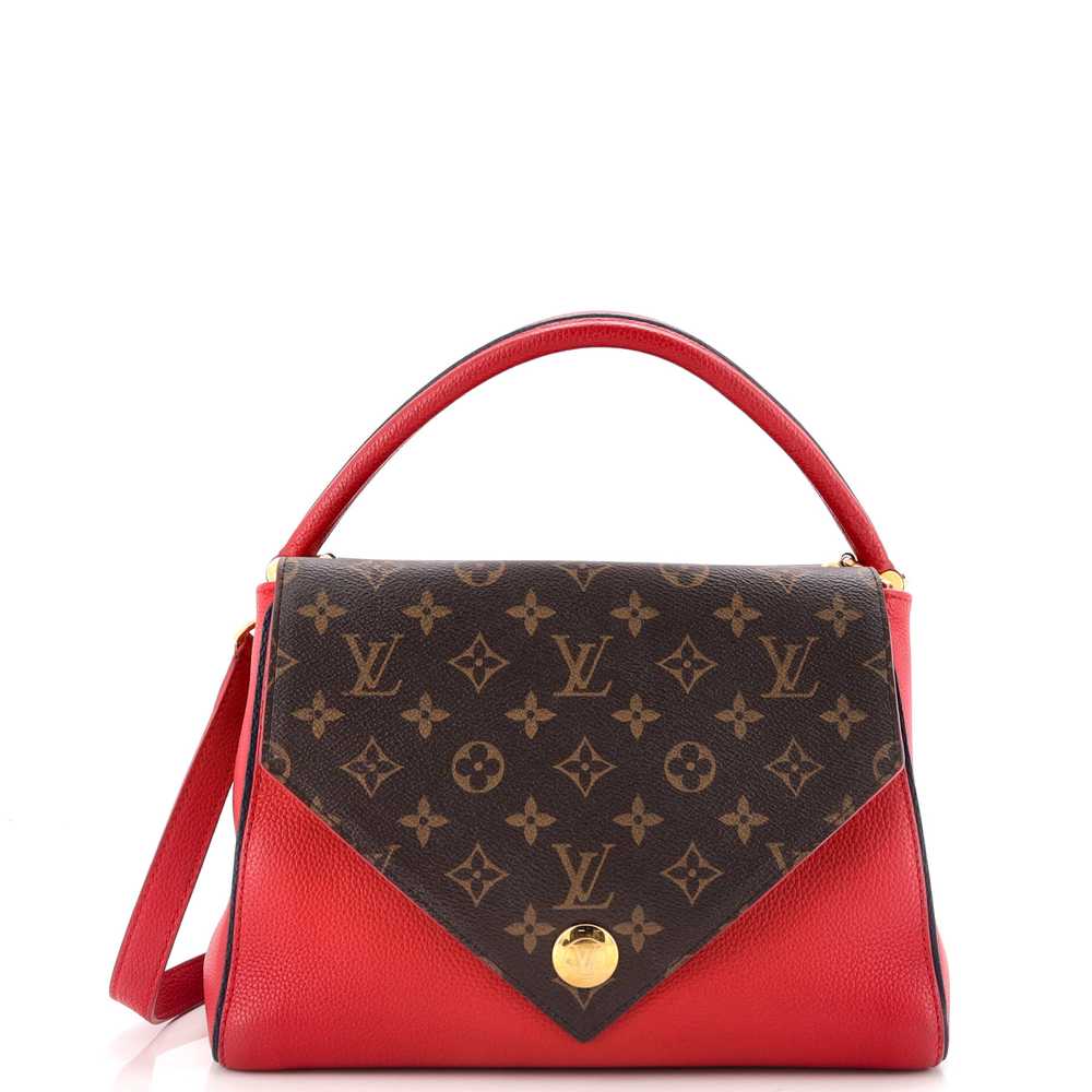 Louis Vuitton Double V Handbag Calfskin with Mono… - image 1