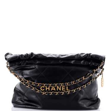 CHANEL 22 Chain Hobo Quilted Calfskin Medium