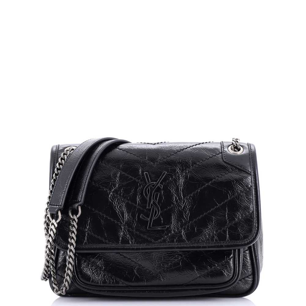 Saint Laurent Niki Chain Flap Bag Matelasse Chevr… - image 1