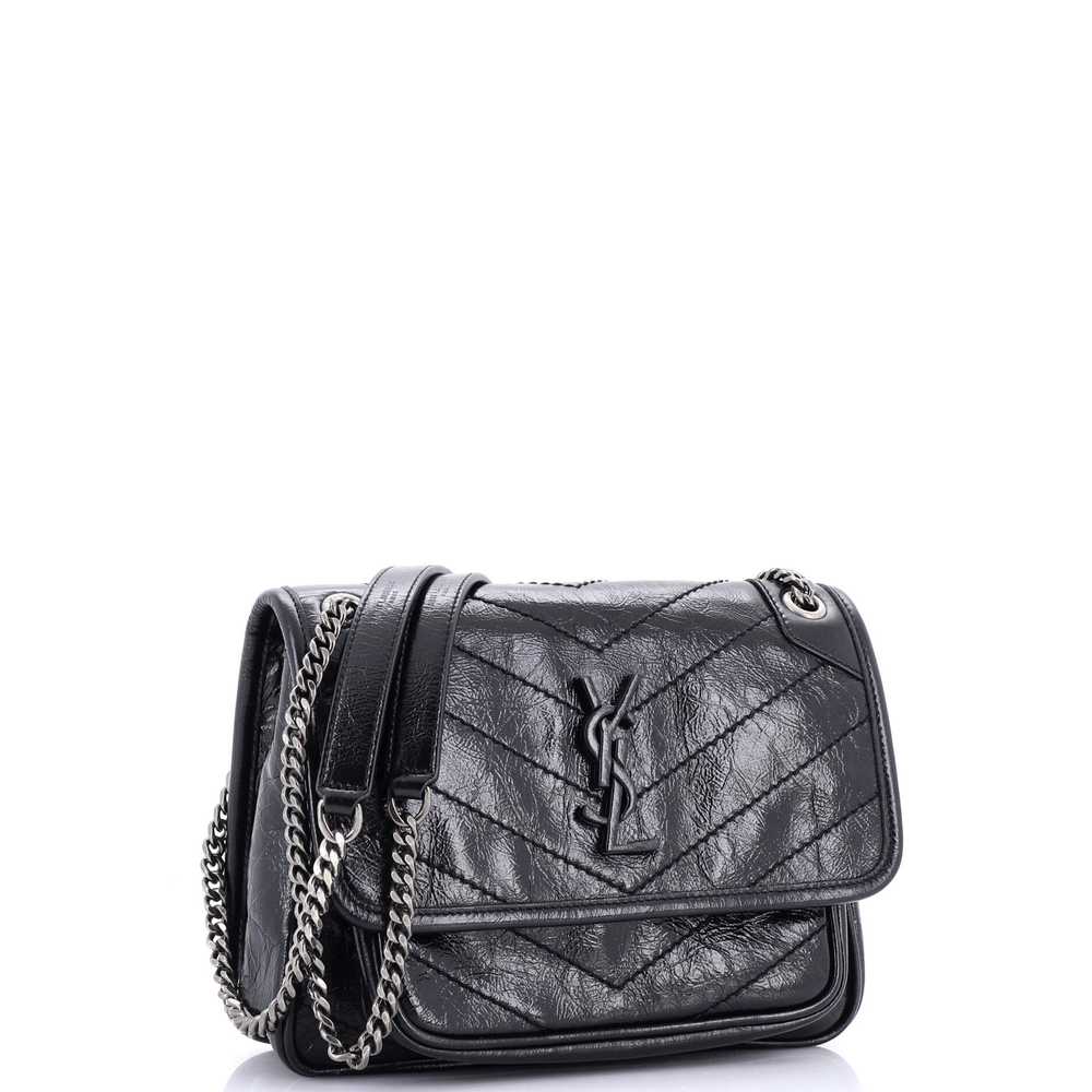 Saint Laurent Niki Chain Flap Bag Matelasse Chevr… - image 2