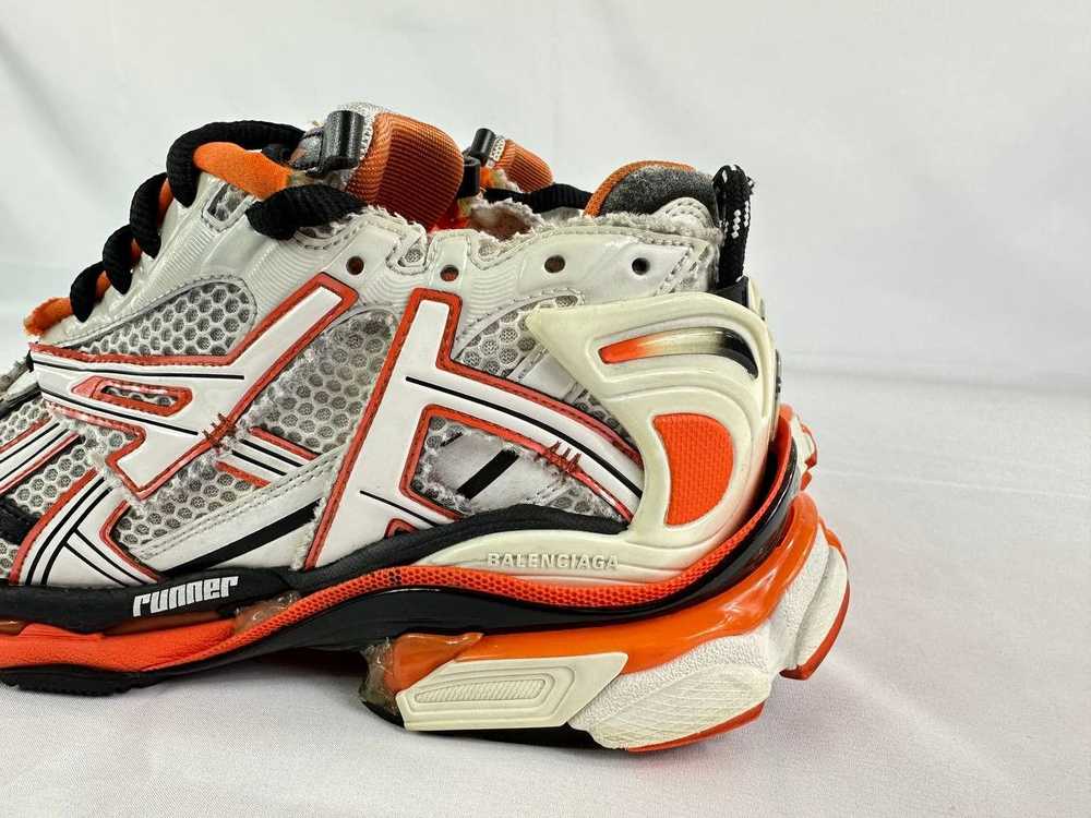 Balenciaga Balenciaga Runner Sneakers White Orange - image 10