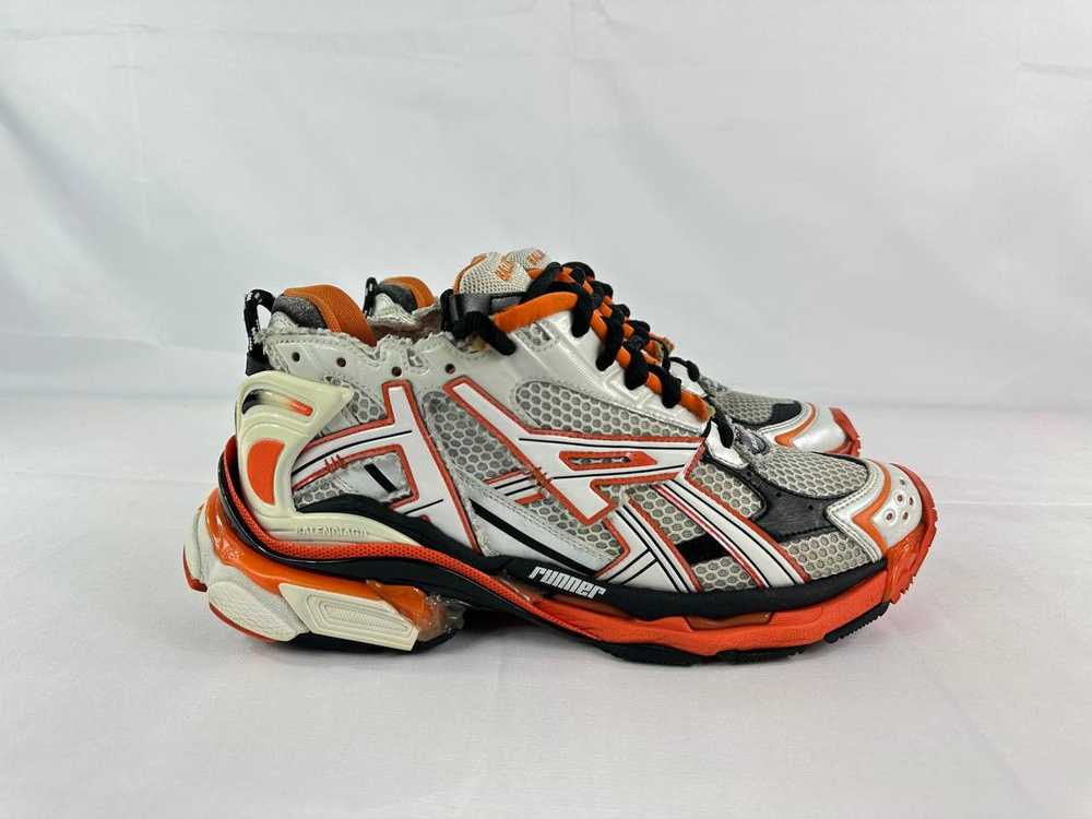 Balenciaga Balenciaga Runner Sneakers White Orange - image 1