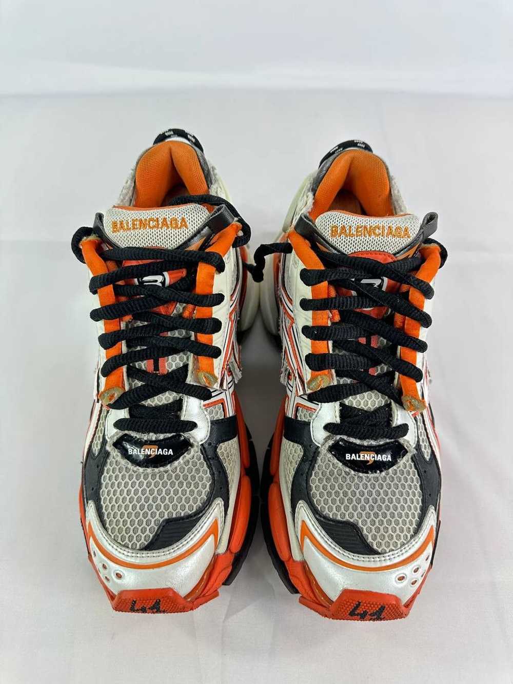 Balenciaga Balenciaga Runner Sneakers White Orange - image 5