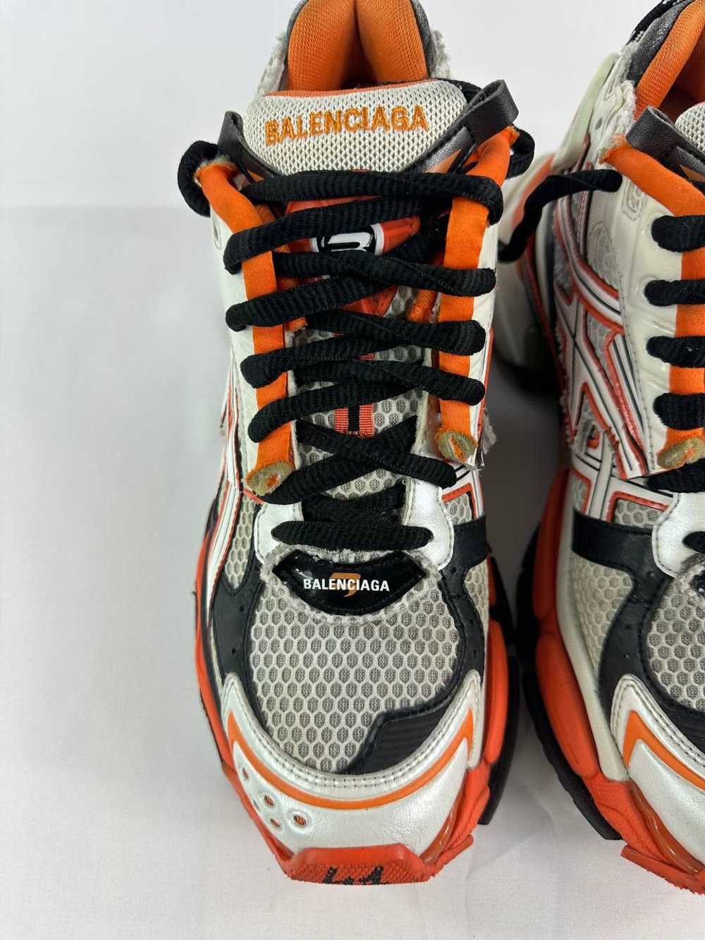 Balenciaga Balenciaga Runner Sneakers White Orange - image 6