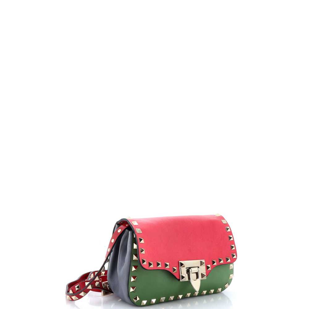 VALENTINO GARAVANI Rockstud Flip Lock Flap Bag Le… - image 2