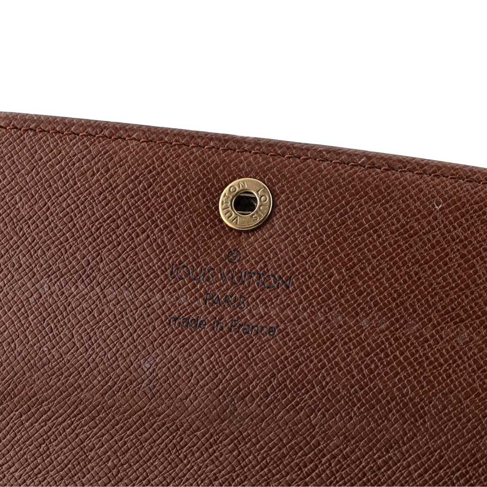 Louis Vuitton Vintage Sarah Wallet Monogram Canvas - image 7