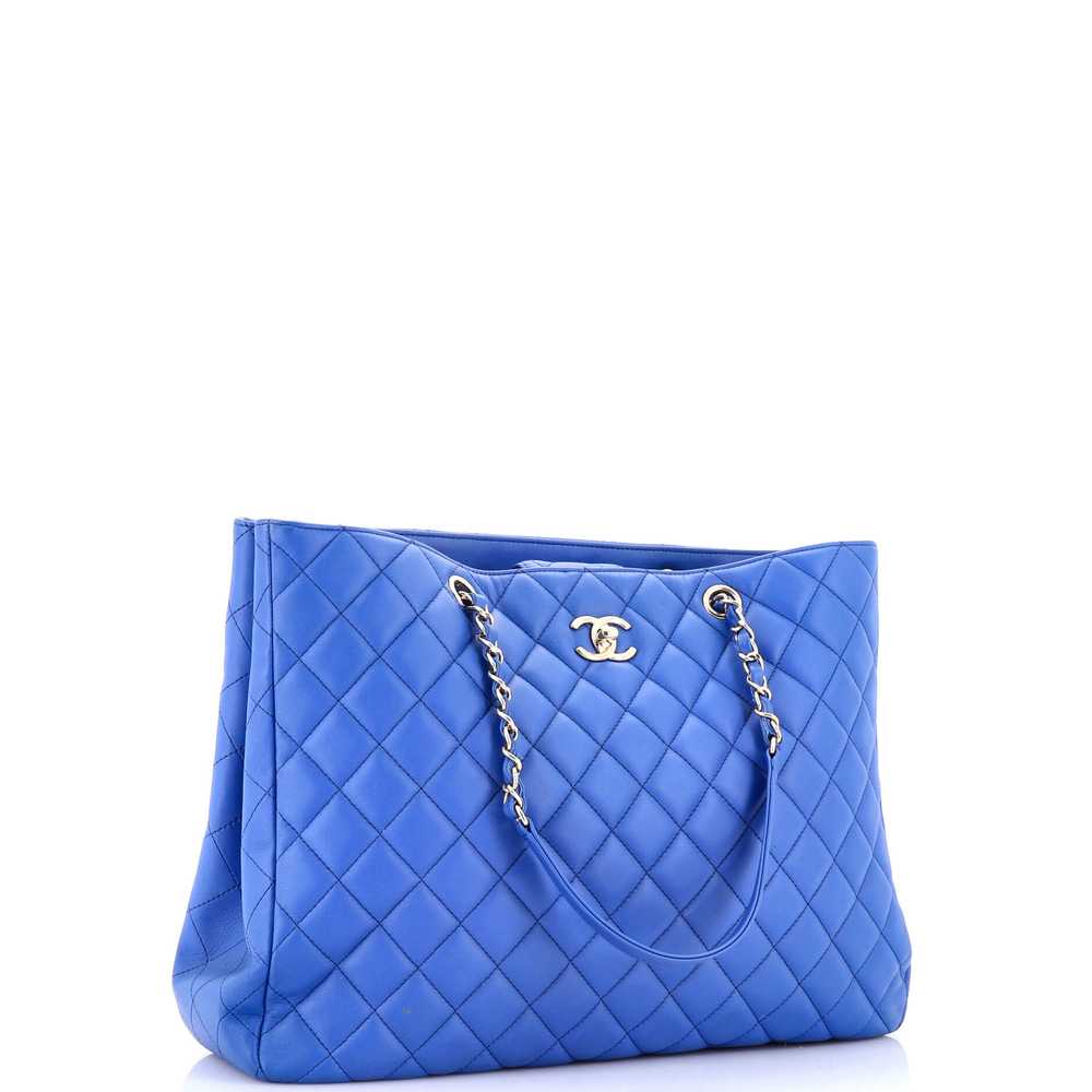 CHANEL Classic CC Shopping Tote Quilted Calfskin … - image 2