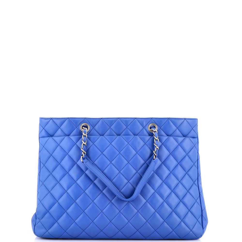 CHANEL Classic CC Shopping Tote Quilted Calfskin … - image 3