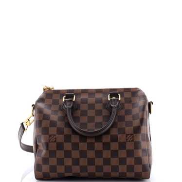 Louis Vuitton Speedy Bandouliere Bag Damier 25