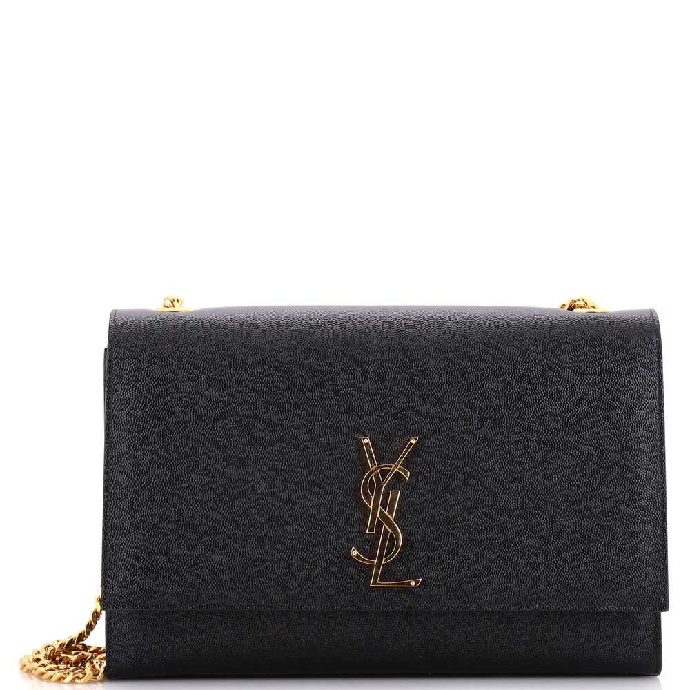 Saint Laurent Classic Monogram Crossbody Bag Grai… - image 1