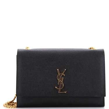 Saint Laurent Classic Monogram Crossbody Bag Grai… - image 1