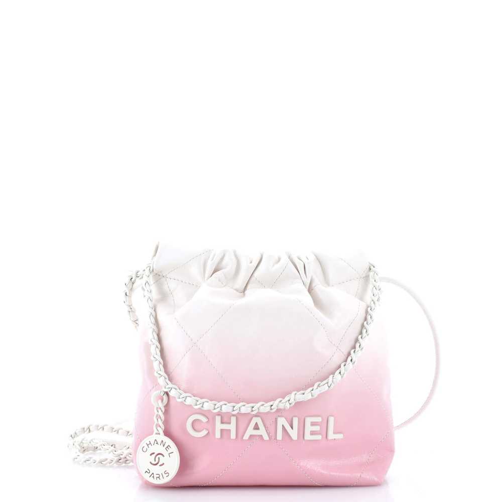 CHANEL 22 Chain Hobo Quilted Calfskin Mini - image 1