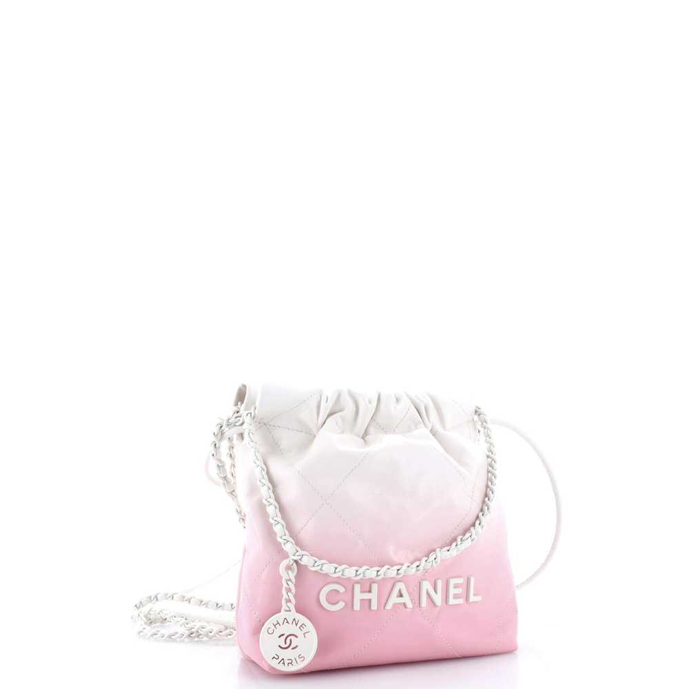 CHANEL 22 Chain Hobo Quilted Calfskin Mini - image 2