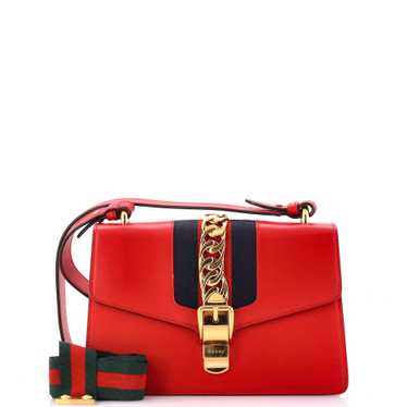 GUCCI Sylvie Shoulder Bag Leather Small