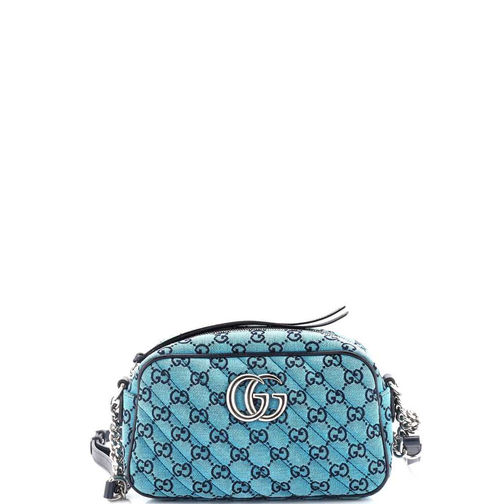 GUCCI GG Marmont Shoulder Bag Diagonal Quilted GG… - image 1