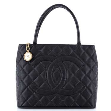 CHANEL Medallion Tote Quilted Caviar - image 1