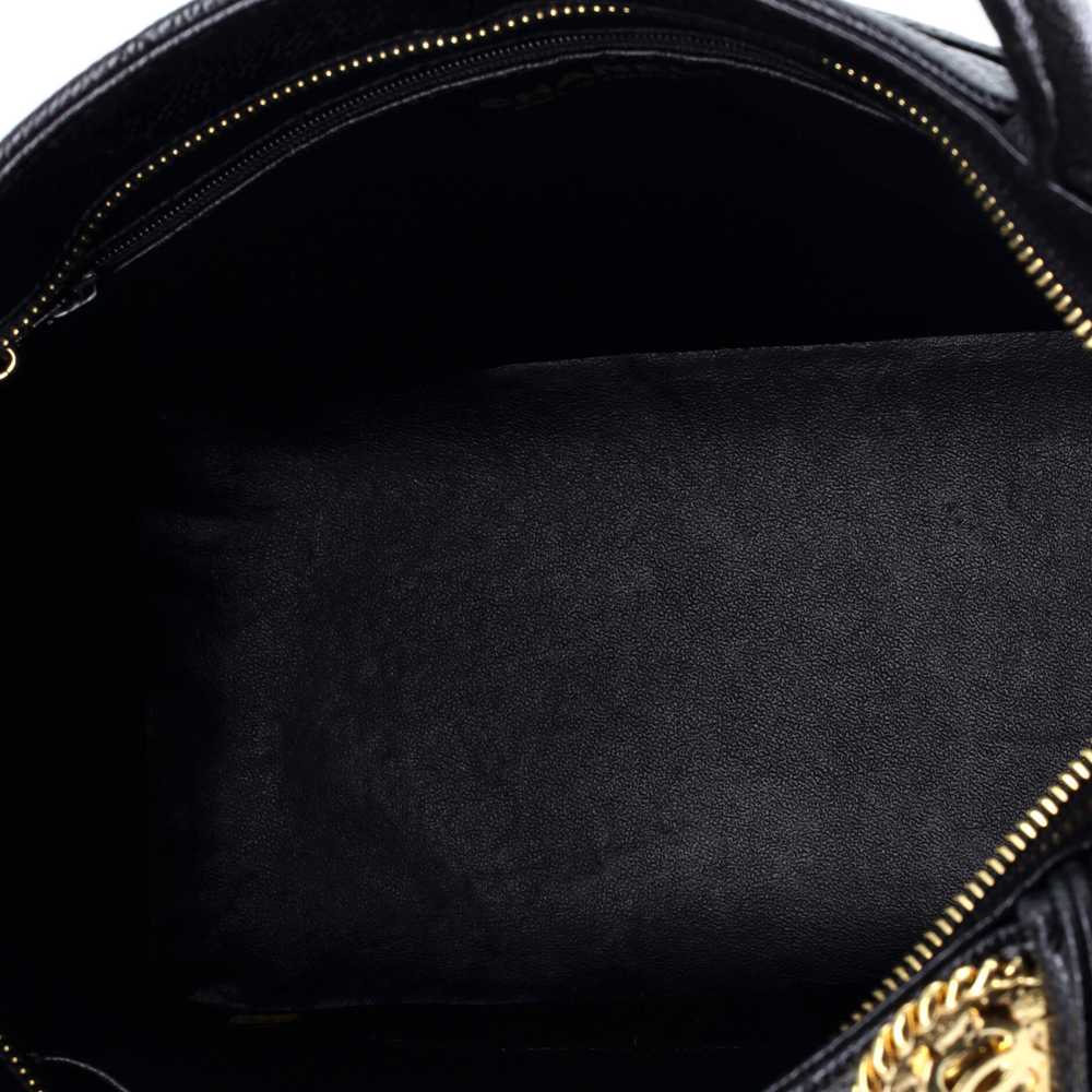 CHANEL Medallion Tote Quilted Caviar - image 6