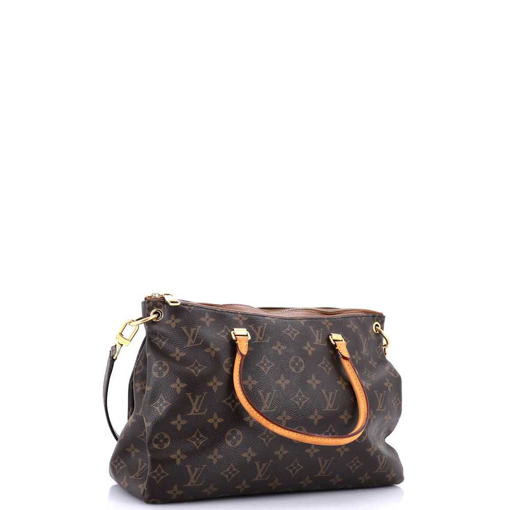 Louis Vuitton Pallas Tote Monogram Canvas with Le… - image 2