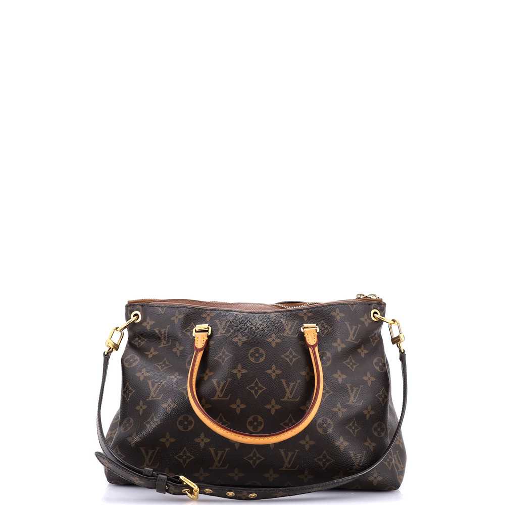 Louis Vuitton Pallas Tote Monogram Canvas with Le… - image 3