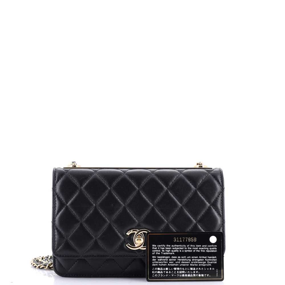 CHANEL Trendy CC Wallet on Chain NM Quilted Lambs… - image 2