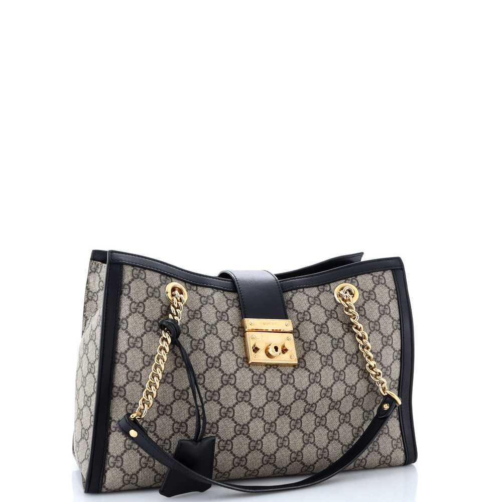 GUCCI Padlock Chain Tote GG Coated Canvas Medium - image 2